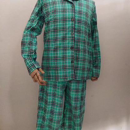 Cotton printed suit, pure cotton pajamas, comfortable home wear